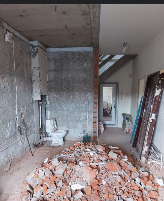 Демонтаж двери и