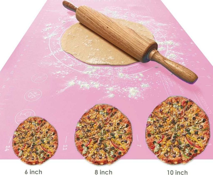 Силиконова постелка за печене, точене и месене