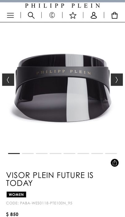 100% Оригинална козирка Philipp Plein