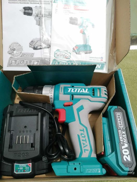 Masina de gaurit cu acumulator 20v 2ah