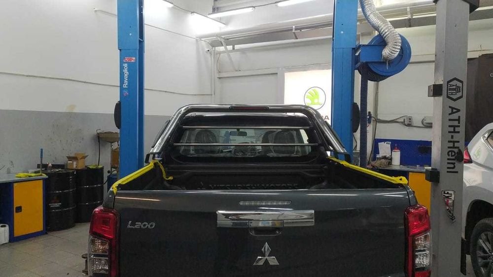 Купить Дуга хромированная на пикап Mitsubishi L200 / Митсубиси Л200