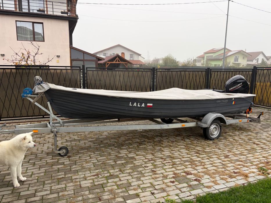 Barca Bratesul 5.65 cu Mercury 40cp si Peridoc Navio 750kg
