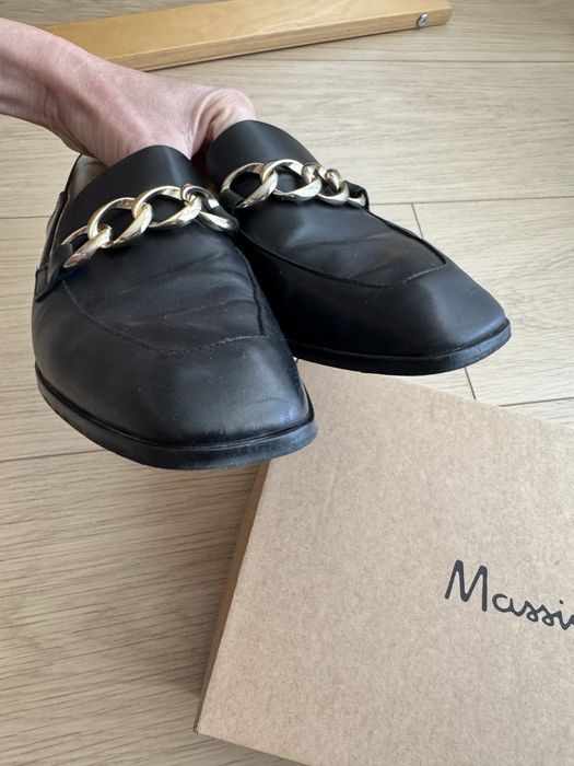Massimo Dutti естествена кожа обувки- 37 номер