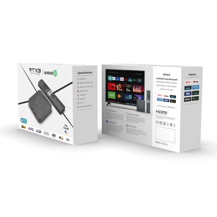 Android TVBOX RT-X3  RTD1325TPV 4/32 Прошивка+бесплатные каналы