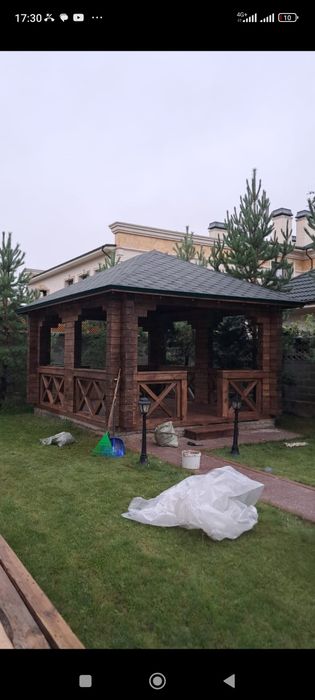 Беседка из бруса