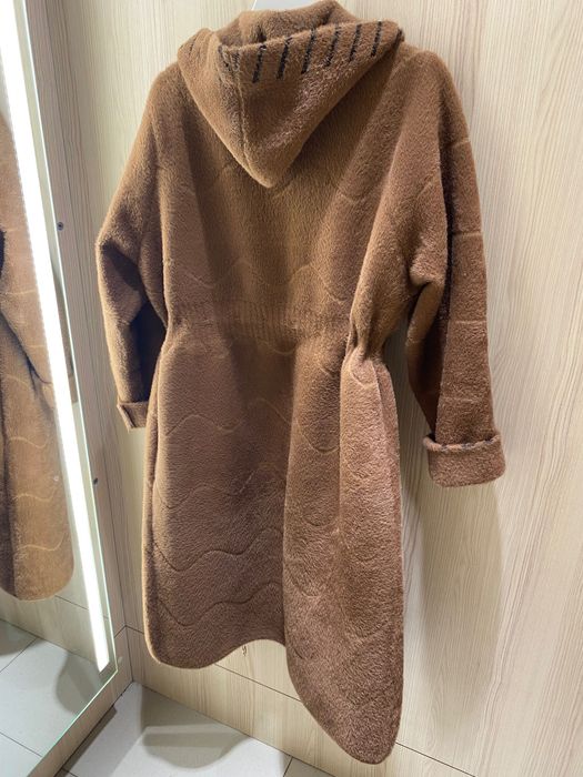 Кафява жилетка/палто Кашмир и ангора