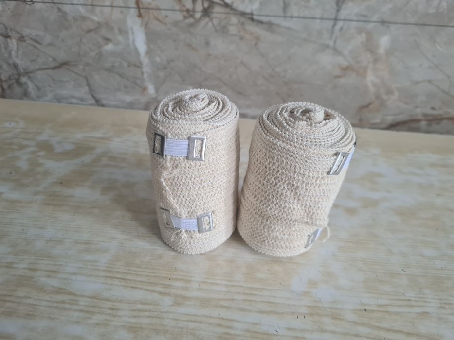 Бандаж. Бинт медицинский эластичный, ленточный