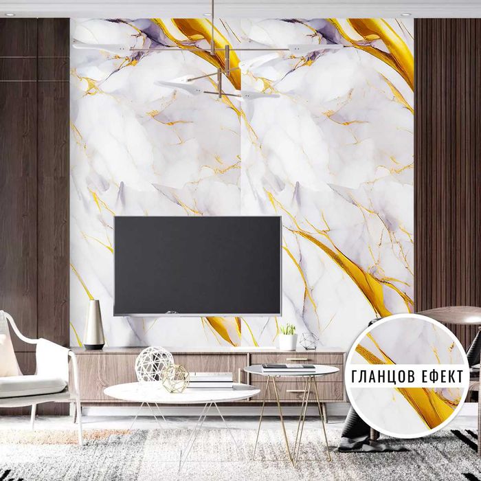 Големи декоративни панели за стени с Гланцов ефект 270х122 см.