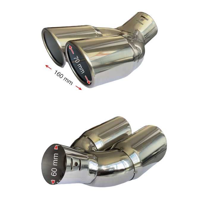 Накрайник Ауспух A1999W входа-60мм изхода-160/70мм