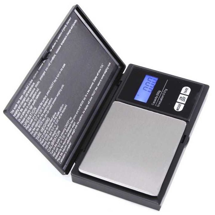 Прецизна електронна везна, 200 г/0,01 г, LCD дисплей, преносима