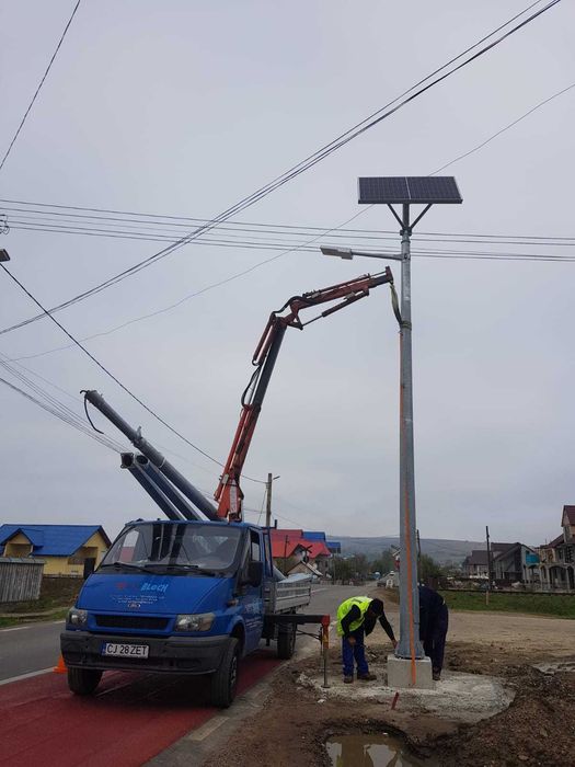 Vand Ford Transit 2.4 d an 2001 cu macara de 7 m