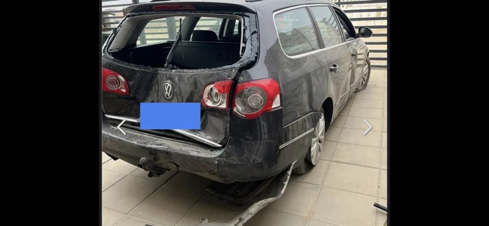 Vand passat avariat