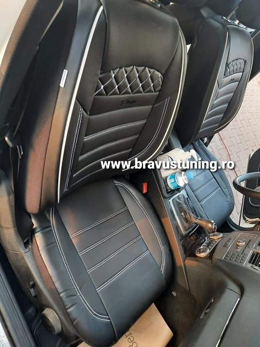 Huse scaun auto Piele Ecologica Skoda,Opel, Duster,Ford, Passat,Golf,