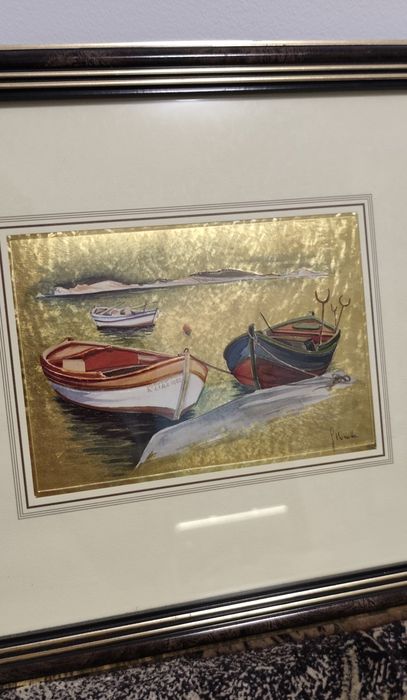 Tablou înrămat colecția de aur (placat cu aur)