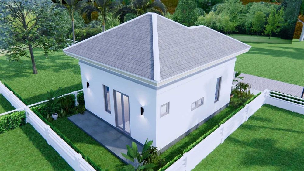 НА ИЗПЛАЩАНЕ - Луксозна сглобяема къща с 2 спални, 42 кв. м