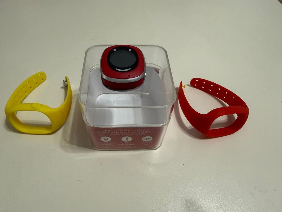 Ceas Smartwatch copii MyKi, GPS, touch, Rosu/Galben