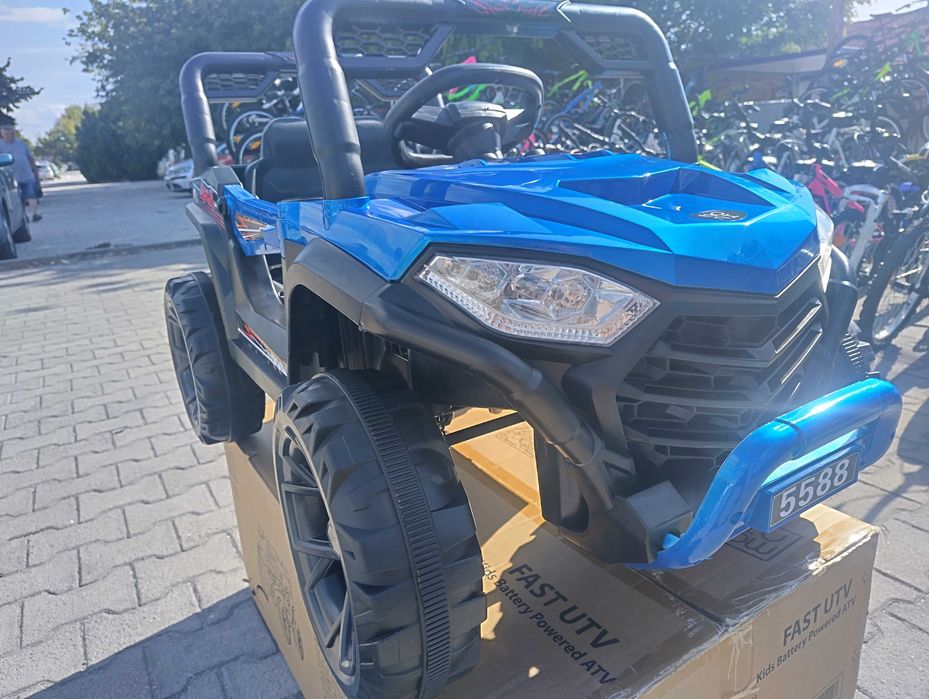 TEXAS акумулаторен джип Fast UTV син