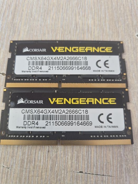 Kit 64GB DDR4 laptop CORSAIR Vengeance 2 x 32GB!