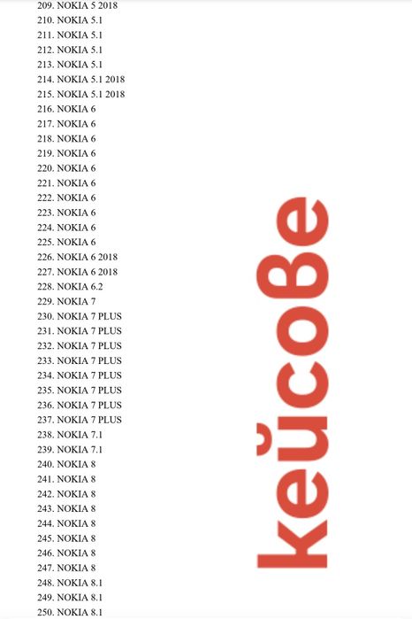 Кейсове 480 броя за телефони промоция