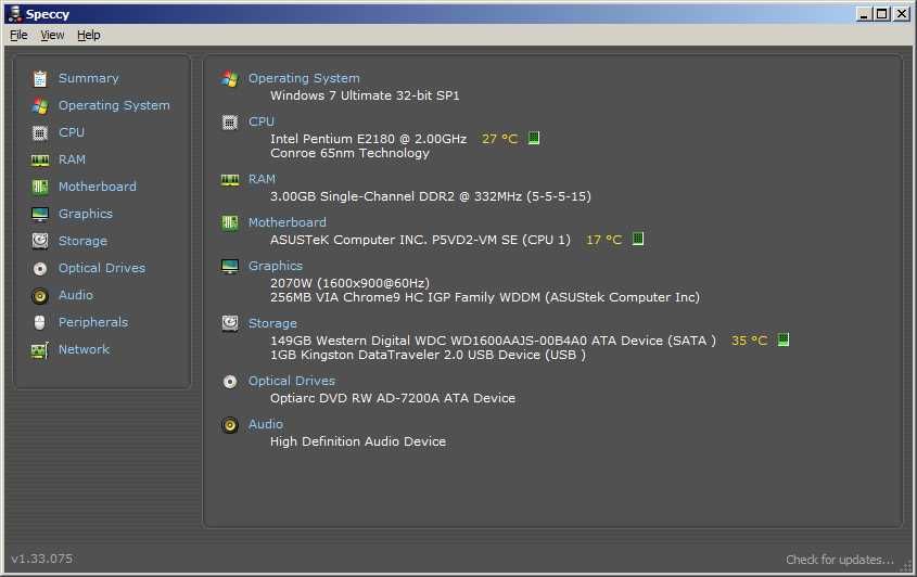 Calculator Intel Dual Core 3GB DDR2 + 160GB HDD