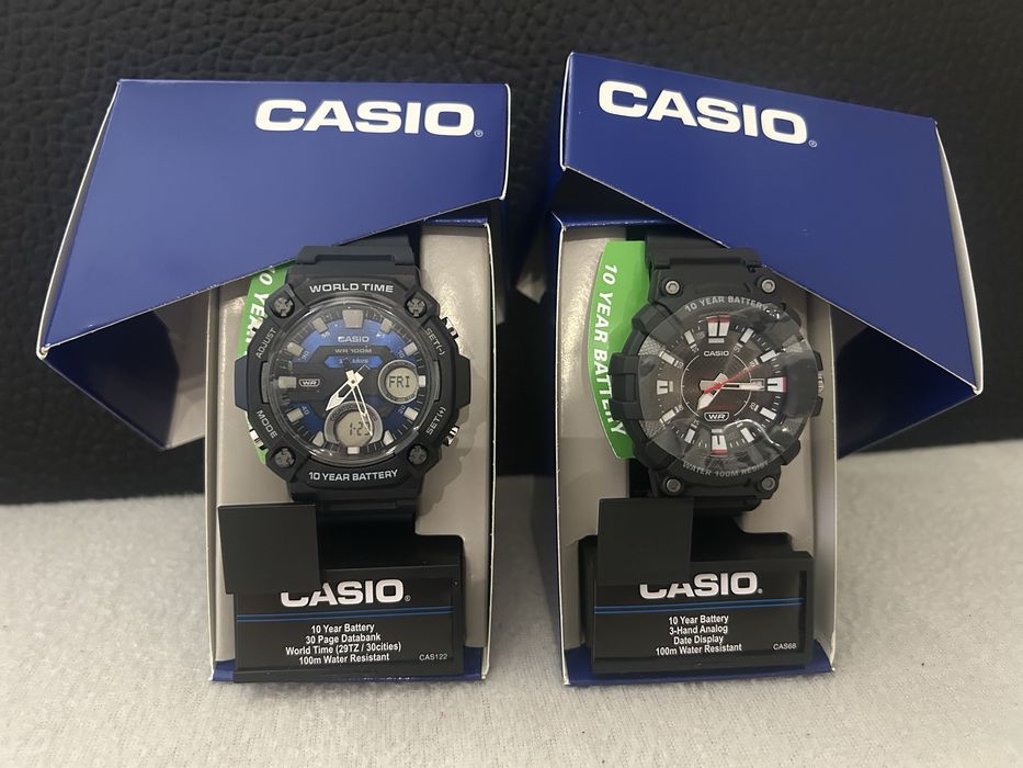 Часовници Casio и Fossil чисто нови