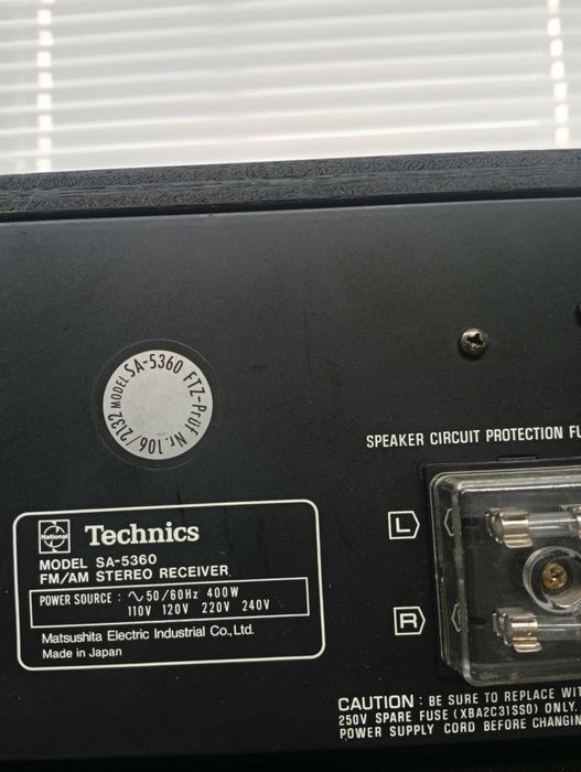 Винтидж ресивър TECHNICS SA-5360