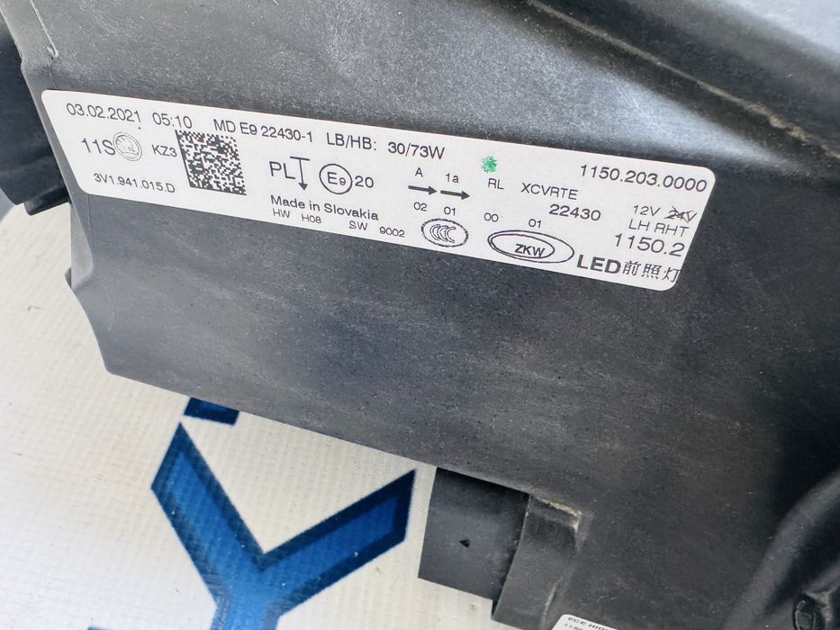 Far stanga Full Led Skoda SUPERB 3 model dupa 2019 cod 3V1941015D