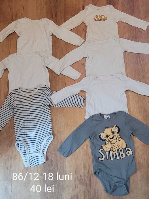 Loturi baieti marimea 86 sau 12-18 luni pantaloni bluze salopete etc