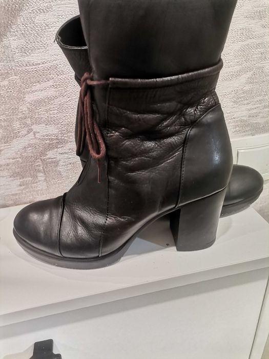 Продам сапоги кожаные