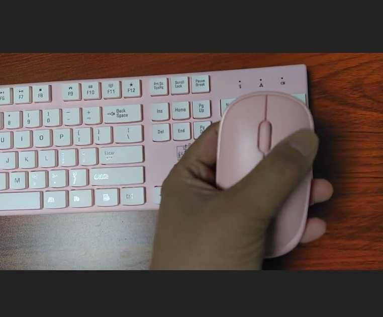 ПРОМО!! Комплект Wireless безжична клавиатура с мишка