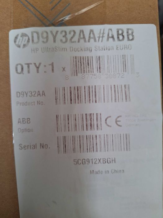 Докинг станция HP UltraSlim Docking Station - D9Y32AA