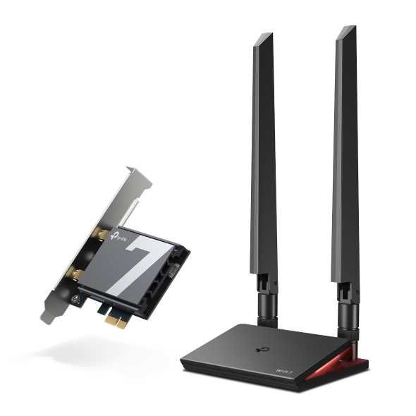 ADAPTOR RETEA TP-LINK TBE550E BE9300 Wi-Fi7 Bluetooth 5.4 PCIe NOU!!