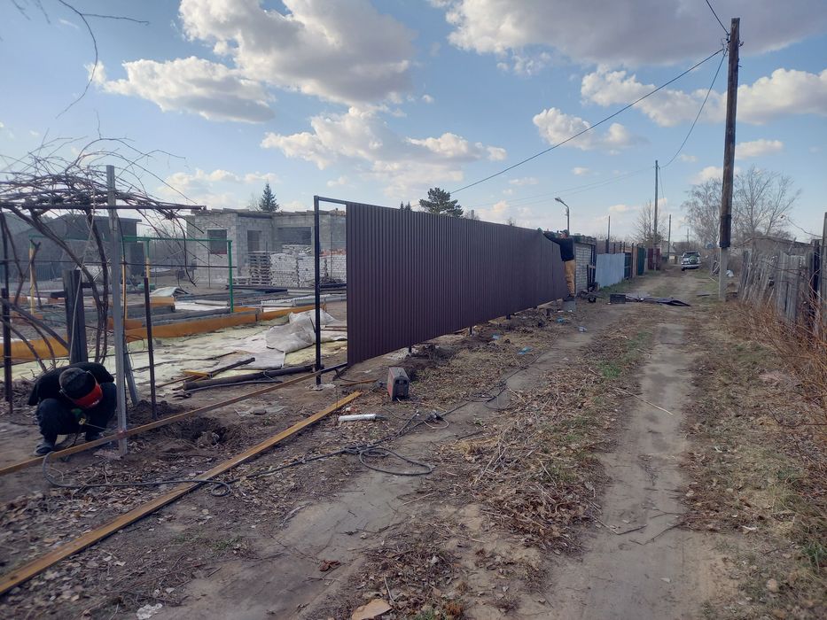 Заборы ворота под ключ