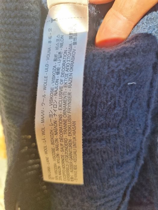 Poncho de lână Massimo Dutti