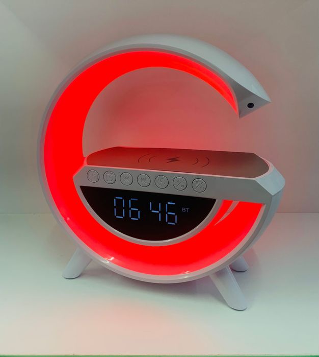 Bluetooth Led колонка с безжично зареждане на телефон