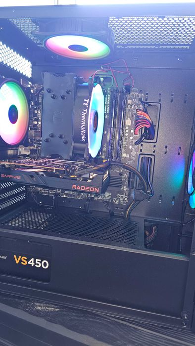 Desktop PC Ryzen 5600T, RX6500XT 8 Gb, 16 GB DDR4, 1 TB NVMe -garantie