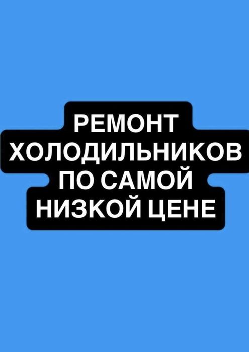 Ремонт холодильников и морозильников