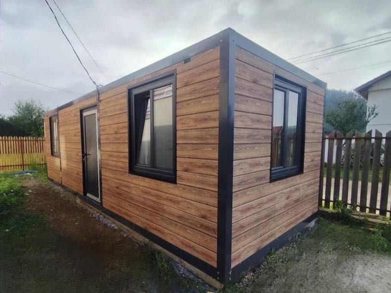 Бунгало 8х3м жилищен фургон Офис контейнер Павилион модулен Наличности