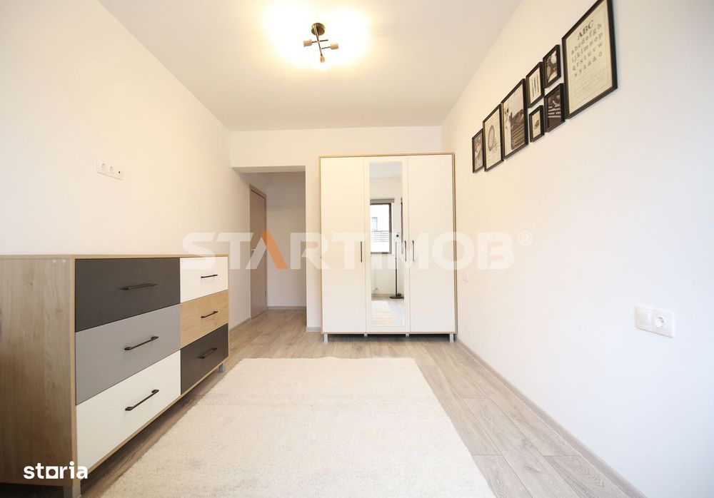 Apartament mobilat 3 camere cu parcare subterana