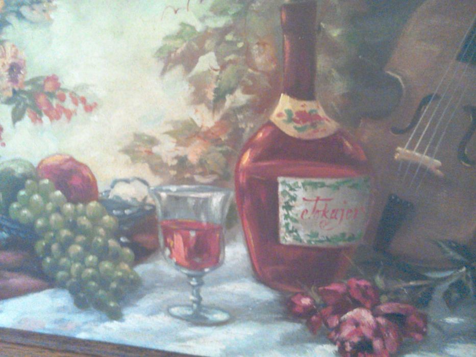 Tablou Vechi pictura flamanda - semnat - ulei/placaj 90x54cm