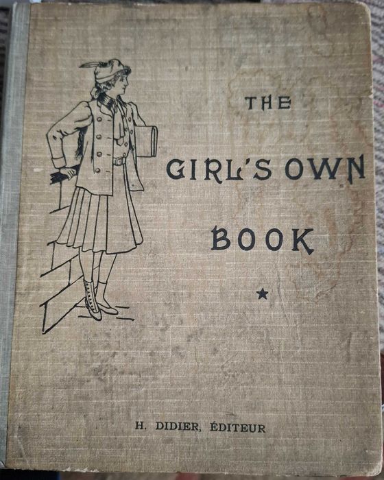 H. Didier, Paris, 1922 — Ediție didactică rară, The Girl's Own Book