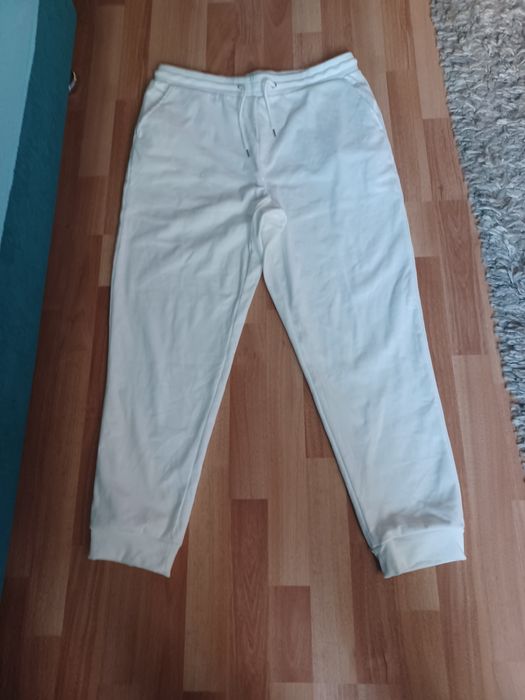 Pantalon trening albi