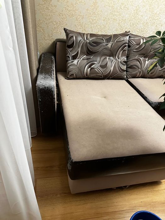 Диван трехместный, угловой