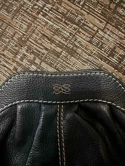 Оригинална дамска чанта Lancel – естествена кожа, черна