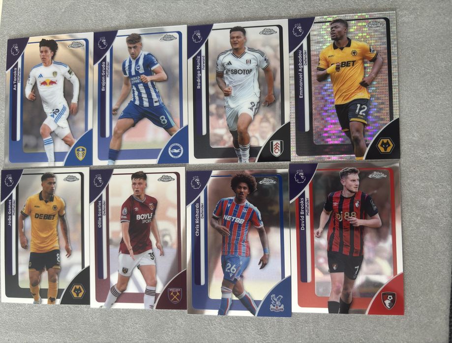 ПРОМО!Колекционерски Футболни карти Topps Chrome Premier League 25/26