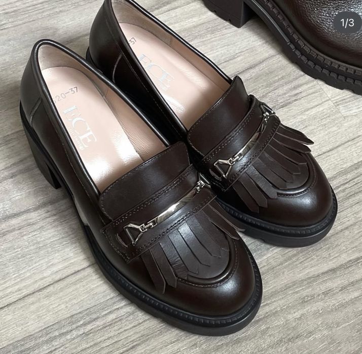 Лоферы новые кожа турция