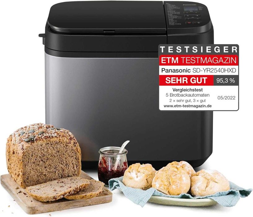 Хлебопекарна Panasonic SD-YR2540HXD, 550 W, LCD дисплей, 31 програми