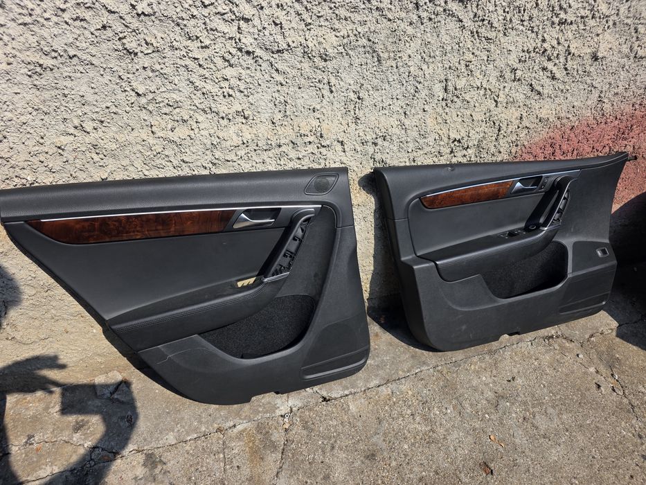 Interior piele passat b7 brec combi fete usi scaune banchete Consola centrala piele originala