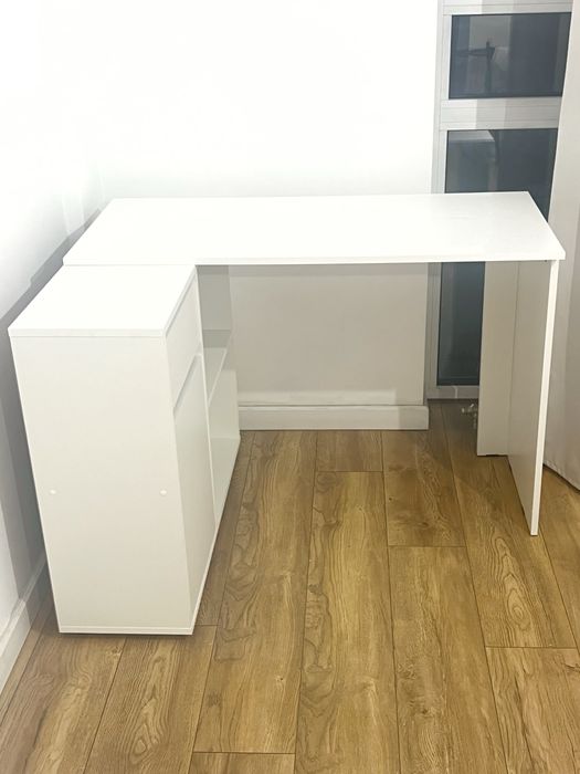 Стол новый белый письменный компьютерный