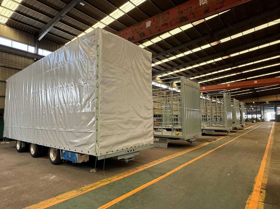 Үш осьті шнурлы тіркеме